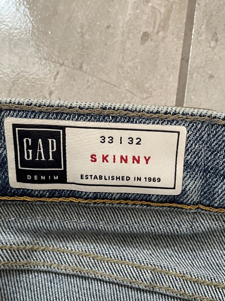 Чоловічі джинси Gap skinny мужские р 33/32