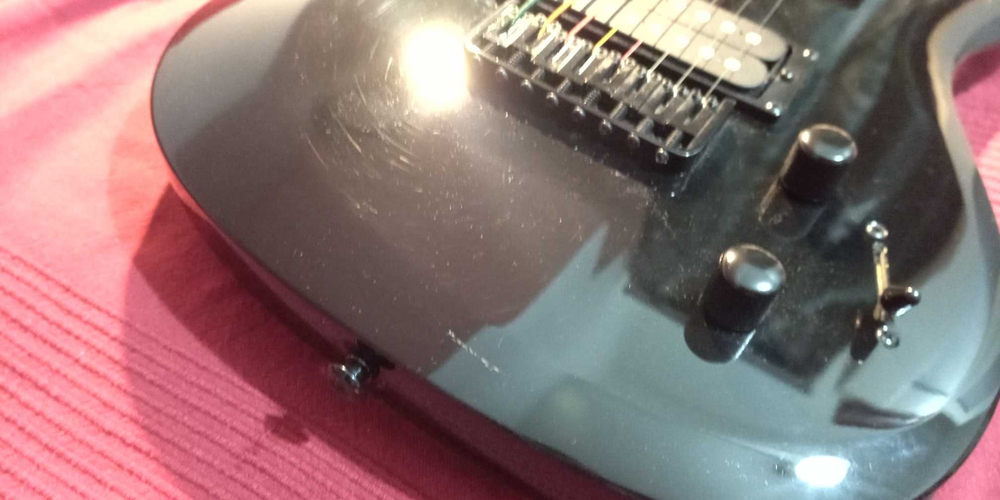 Gitara elektryczna 8-strunowa Harley Benton R 458 BK Progressiv Series