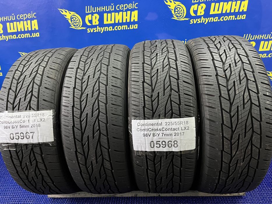 225/55R18 Continental Cross Contact LX2 4шт