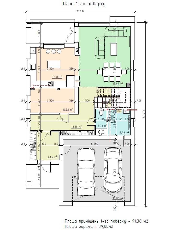 Княжичі Продам сучасний будинок 220кв.м (181кв.м + гараж 39кв.м) 10сот