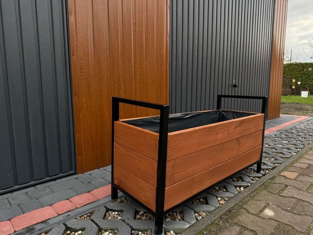 Donica drewniana loft