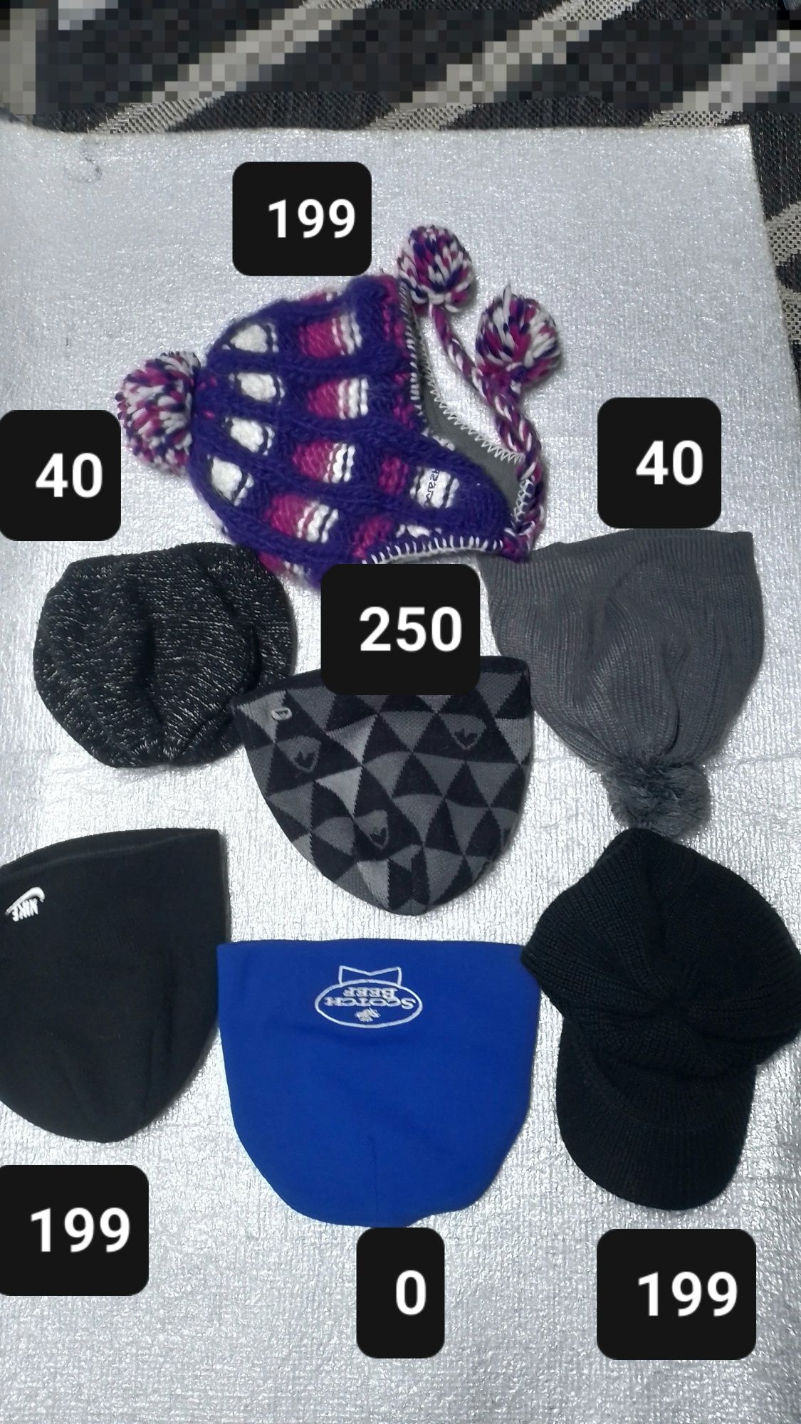 1+1+1=5.Quiksilver.Nike.мужская женская.ушанка-шапка-кепка .мех .