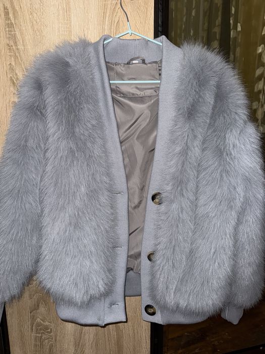 Бомбер хутро жіночий