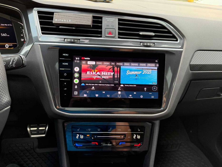 Aktywacja YouTube Android Auto Carplay Volkswagen Audi Seat Skoda