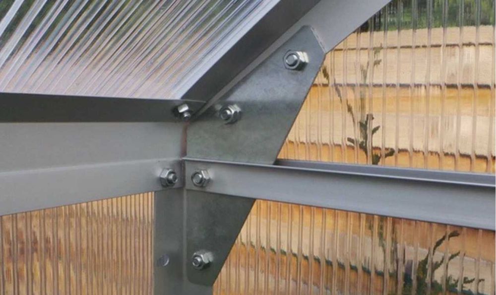 Plantiflex szklarnia aluminiowa 250x190+fundament