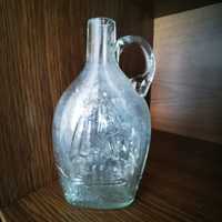 Stara vintage butelka na wodę święconą Matka Boża Rodeńska Pos Twoja