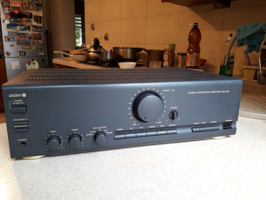 Wzmacniacz Diora WS 504 kolor ciemno szary grafit-UNIKAT