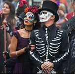 Máscara James Bond Caveira Spectre Dia De Los Muertos