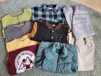 Zestaw ubrań r. 122 reserved, smyk, h&m, sinsay, stan bdb