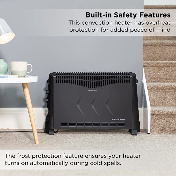 Russell Hobbs grzejnik elektryczny konwektor timer 20m2 czarny 2 kW