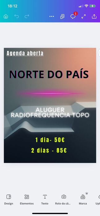 ALUGUER RADIOFREQUÊNCIA topo gama  zona NORTE país