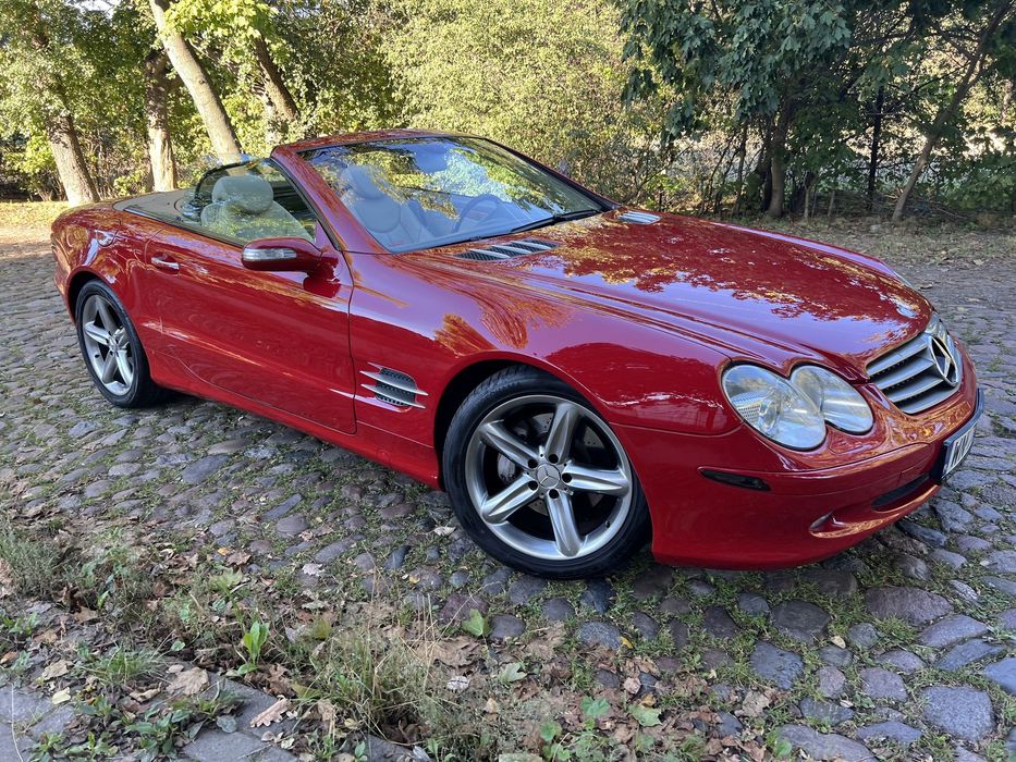 Mercedes-Benz SL Mercedes-Benz SL500 R230 • Fire Opal Red • 2003 • 7G-Tronic • Panorama