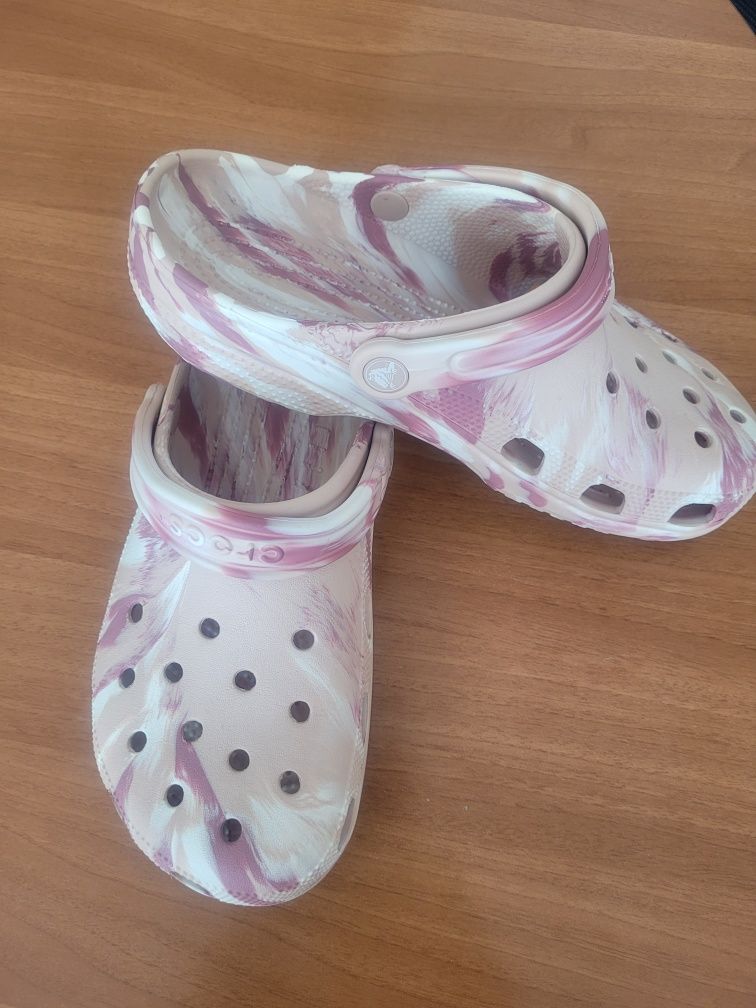 Крокси -сабо жіночі, classik marbled clog