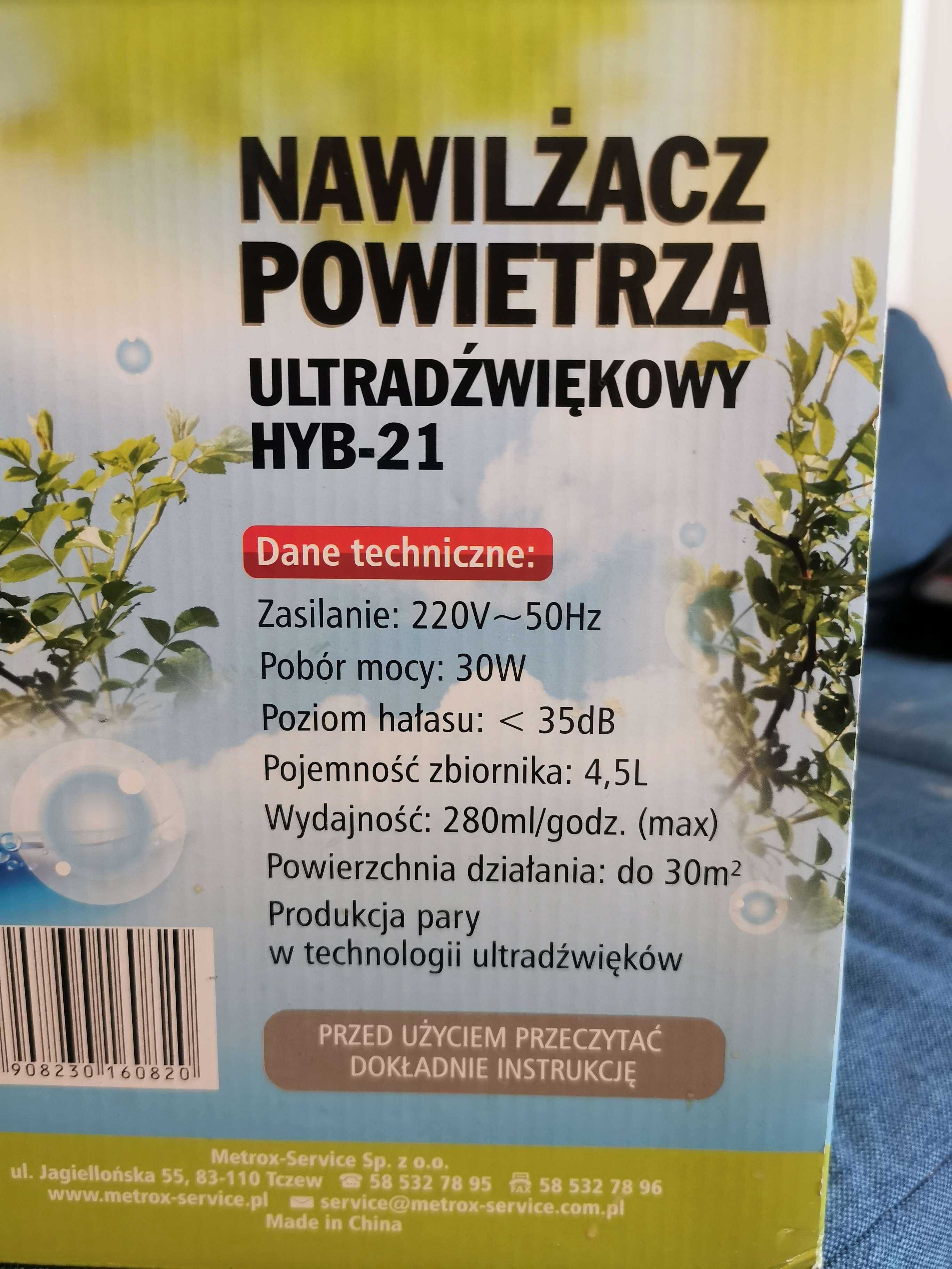 Nawilżacz powietrza ultradźwiękowy 4,5 L Metrox