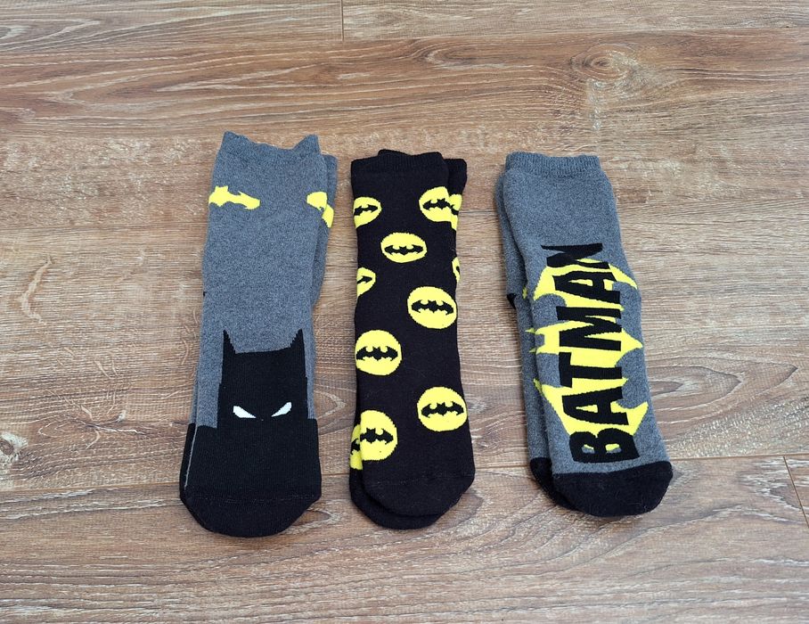 Skarpetki zimowe, grube. Batman, H&M. Roz 34-36