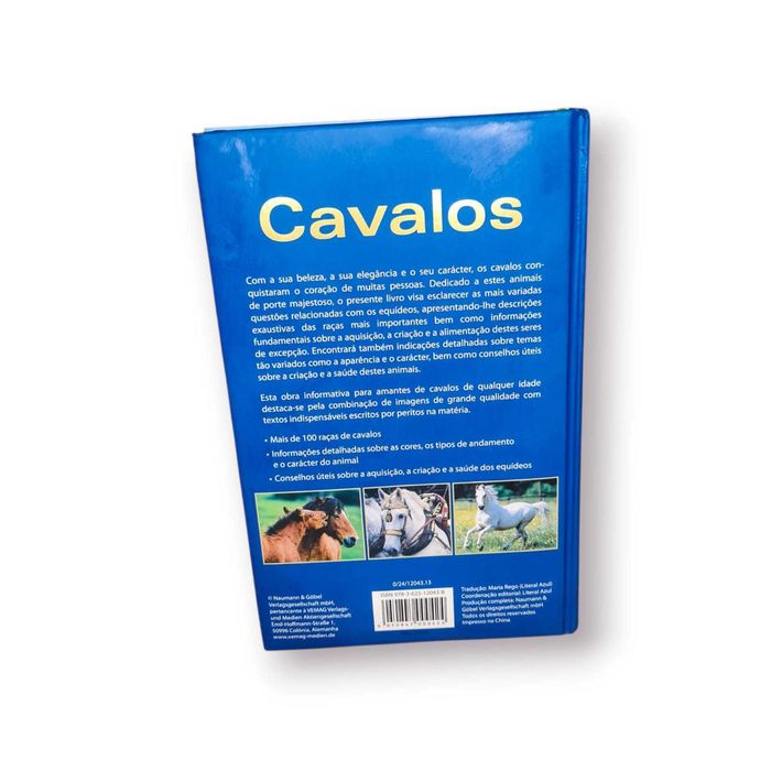 Livro “Cavalos: Raças, Criação eCuidados” Mais de 100 raças ilustradas