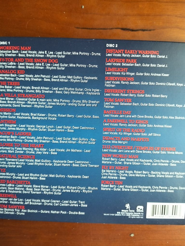CD duplo An All Star - A Tribute to Rush