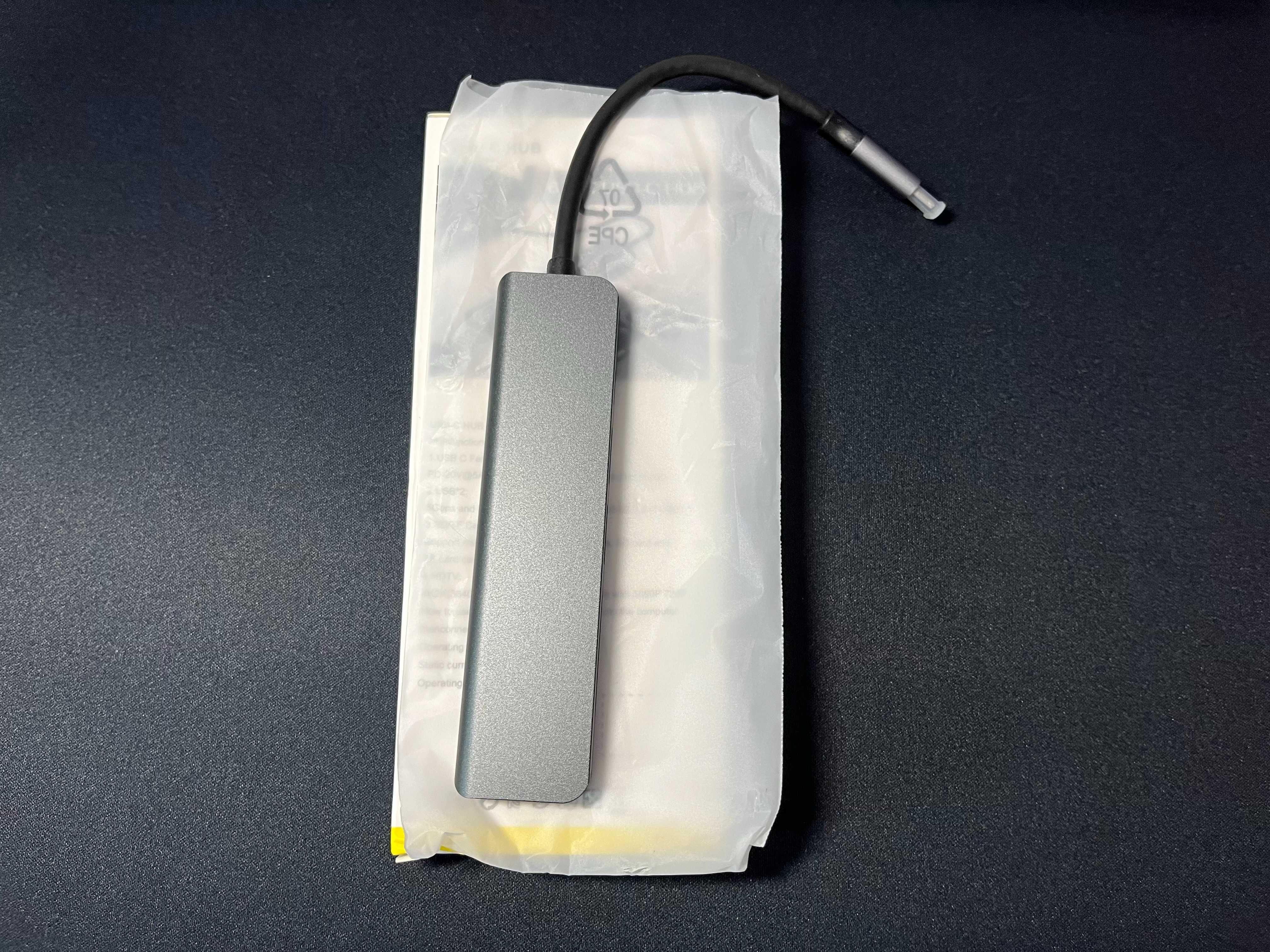 Адаптер Usb c Hub type c 6 в 1 HDMI PD SD TF macbook 4K 30hz usb 3.0