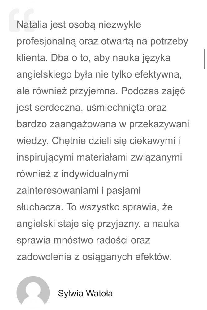 Angielski - korepetycje, kursy online dla dorosłych i młodzieży