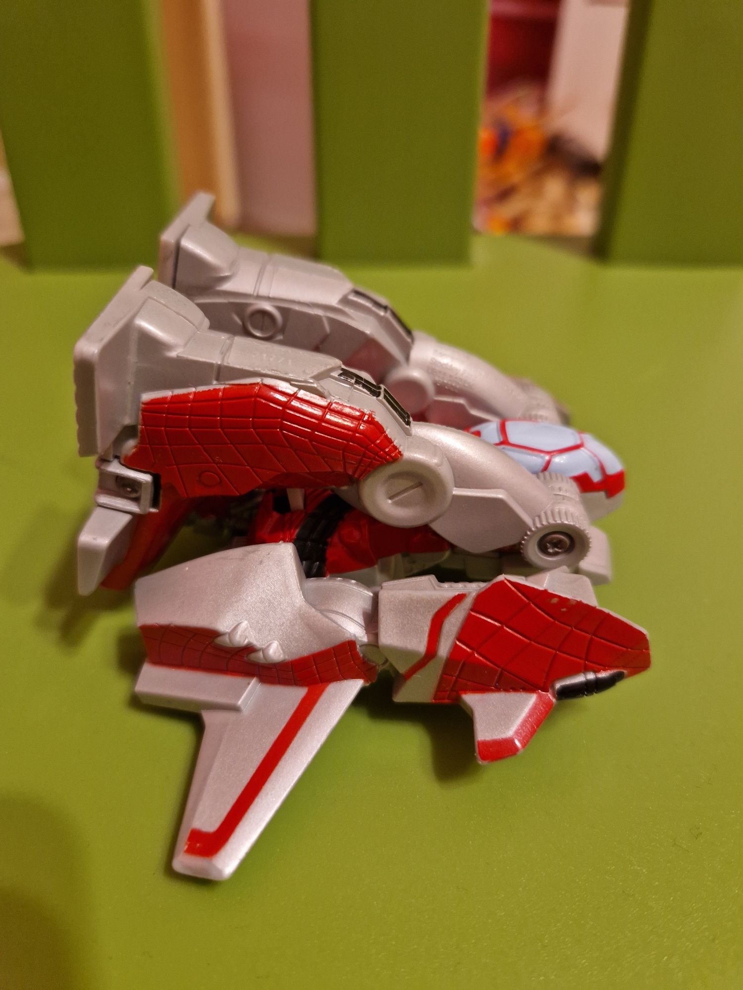 Spider-man robot, składany, 13 cm