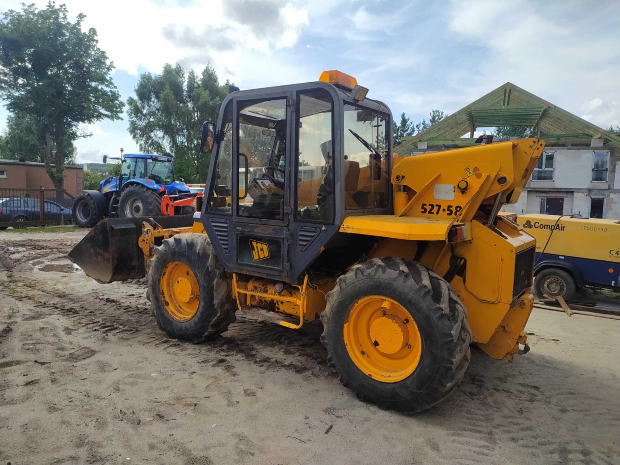 JCB 528-58 ładowarka teleskopowa Łyżka + widły  Manitou Merlo CAT