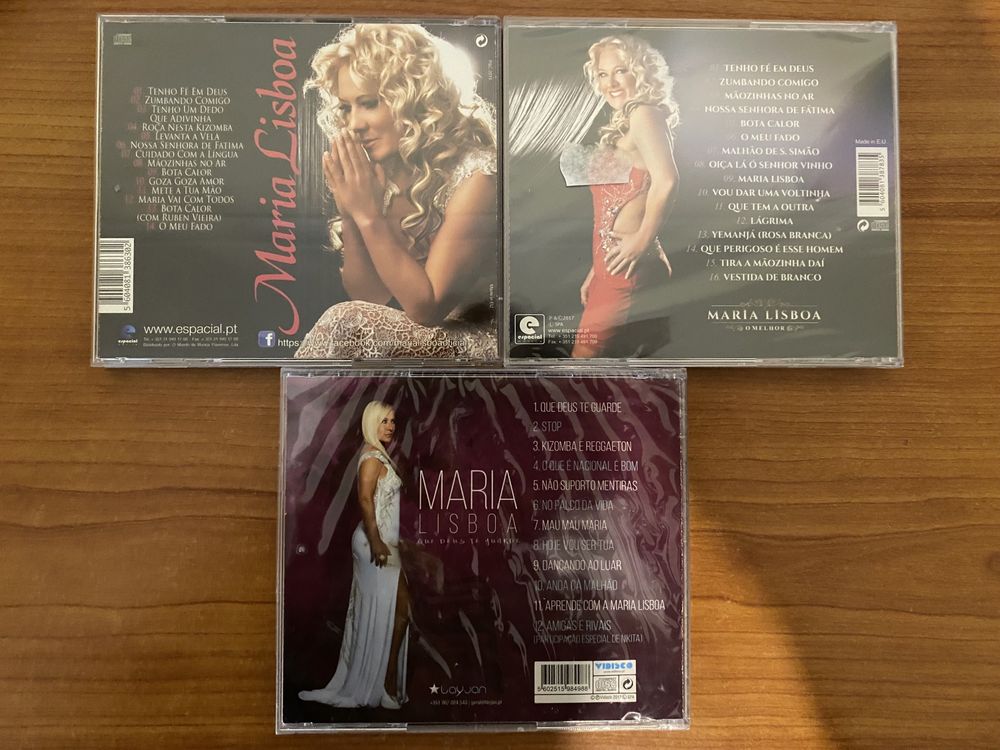 Conjunto CDs Maria Lisboa