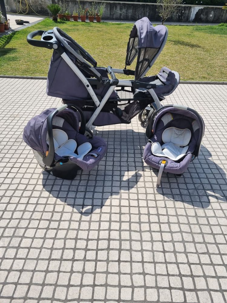 Carro de bebe marca Chico