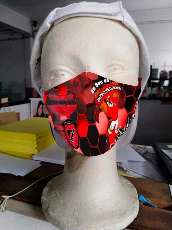 Máscaras infantis personalizada, têxteis