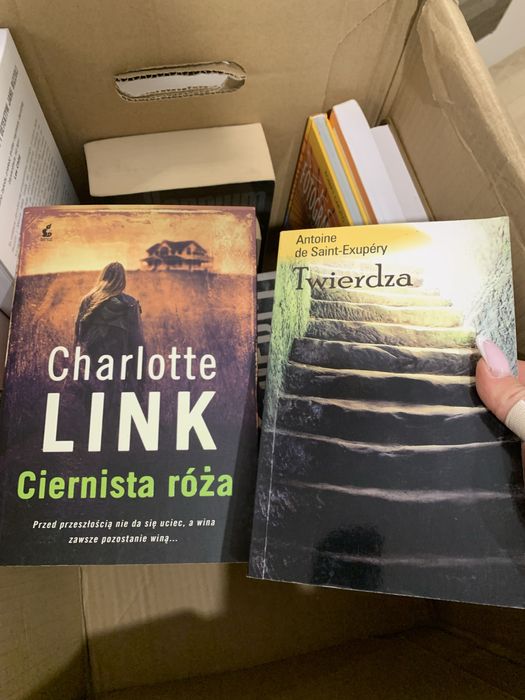 Karton Pudło książek 17 sztuk