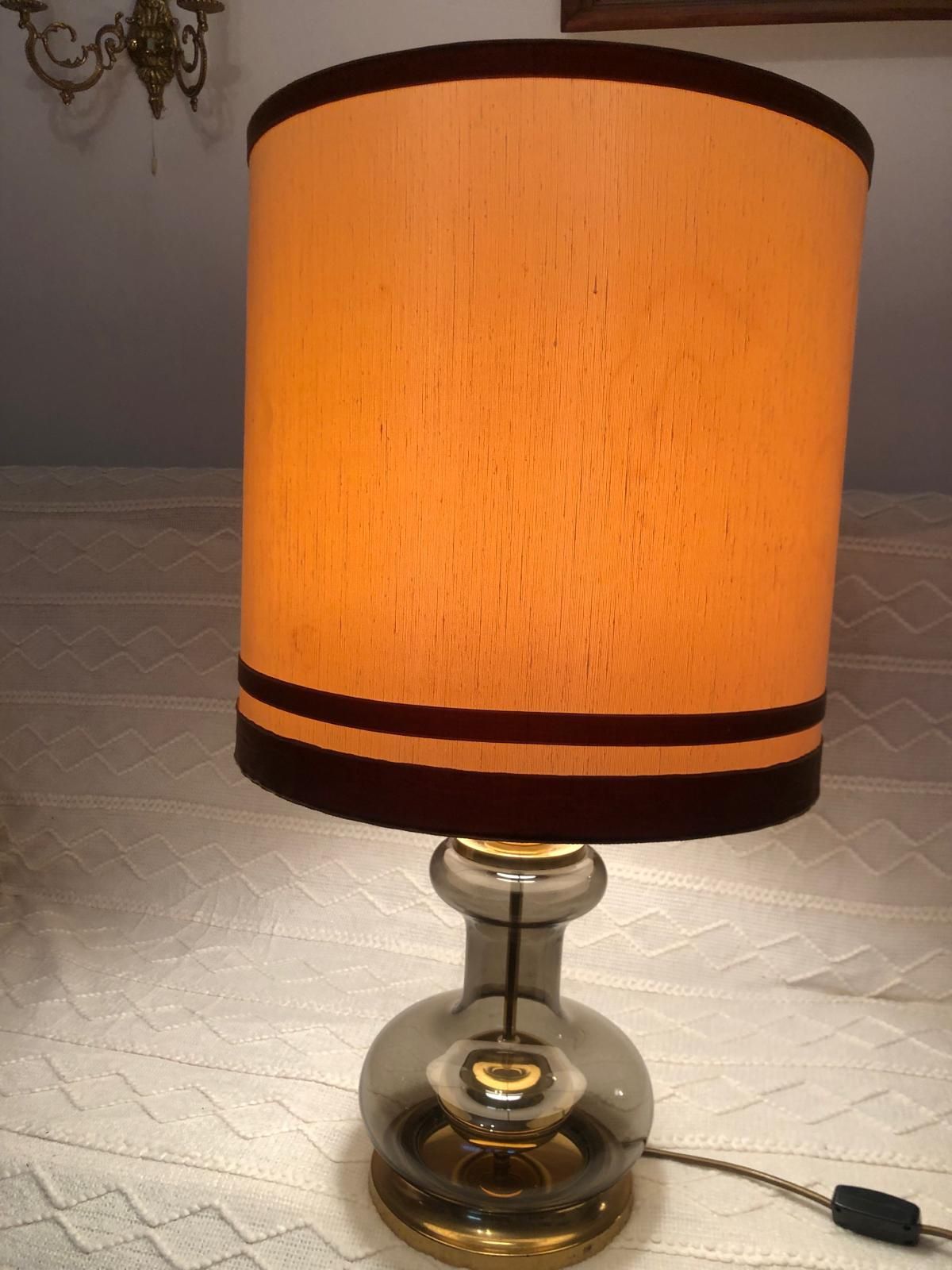 Piękna lampa ART DECO niepowtarzalny design/ lata 50-60 te