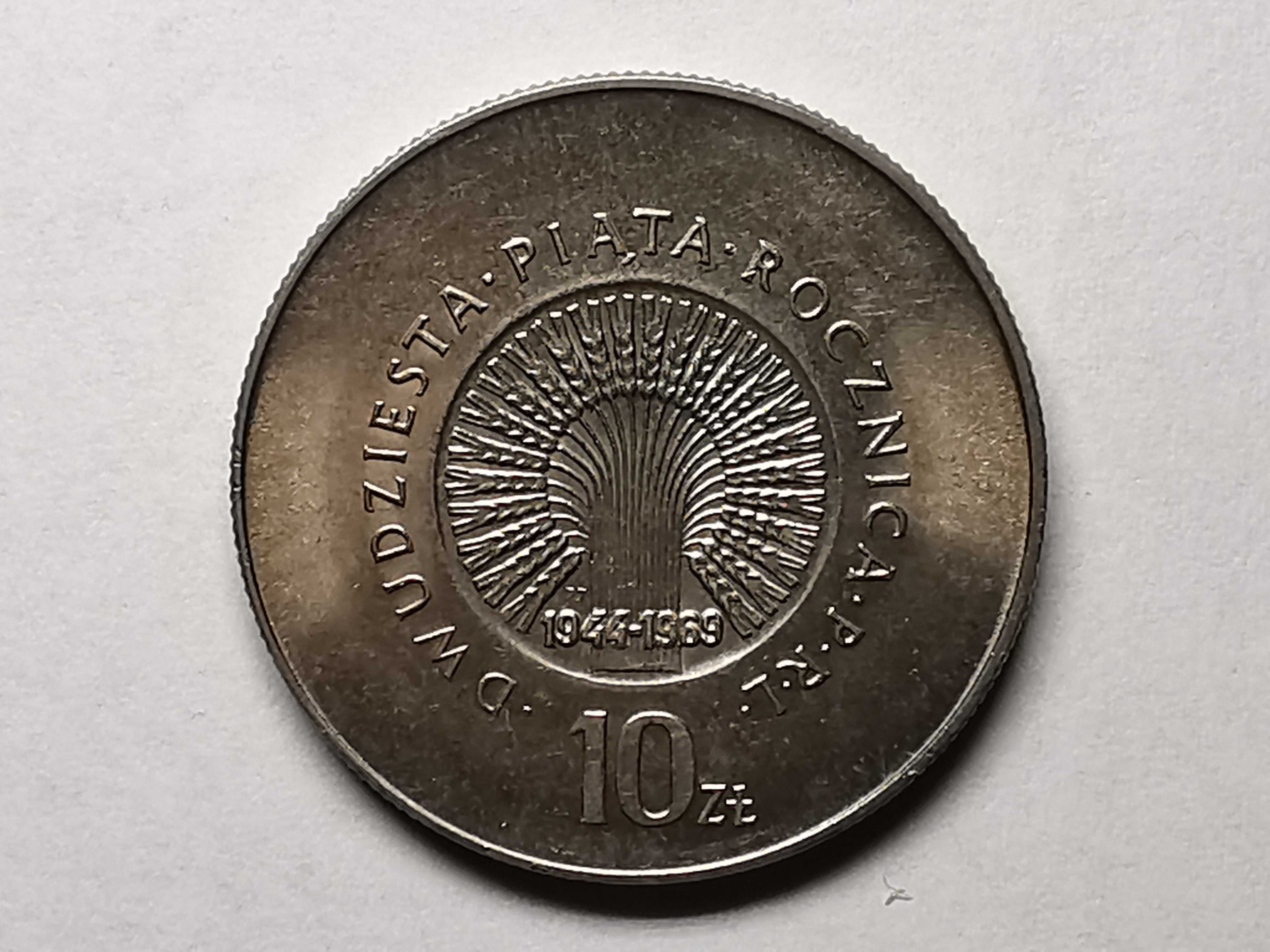 Moneta Dwudziesta Piąta Rocznica PRL 10 zł 1969r.