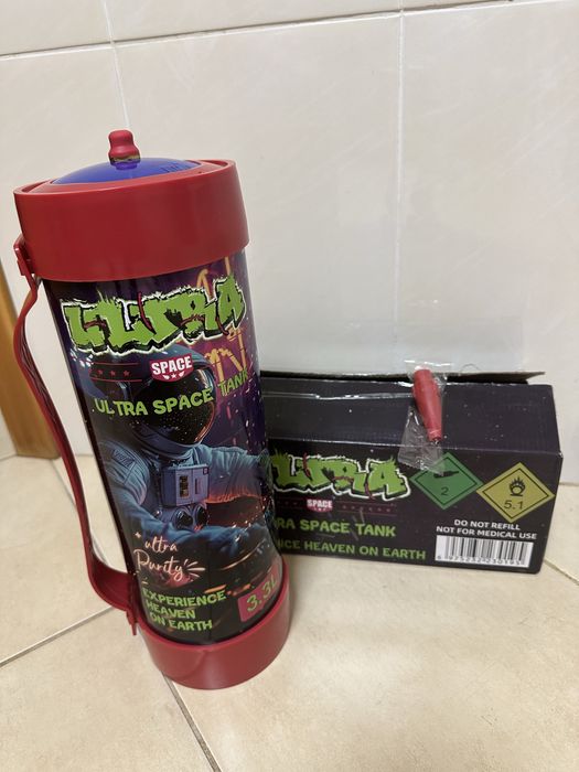 Garrafa cilindro nitrogenio  N2o grande