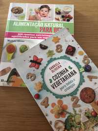 Livros de Alimentacao Vegetariana e Natural para Bebes e Crianças
