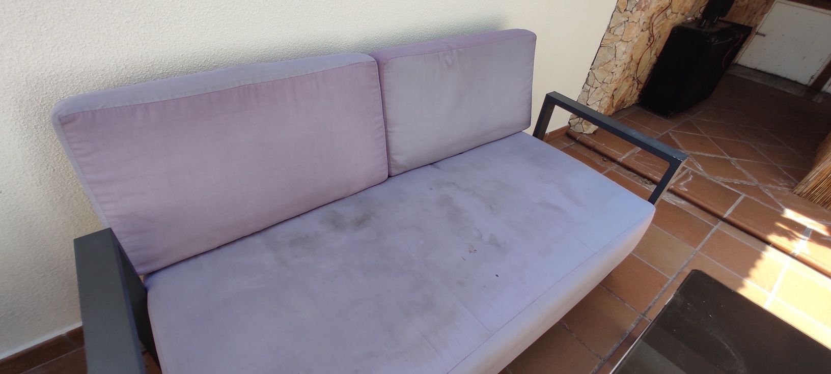 Conjunto sofás de exterior