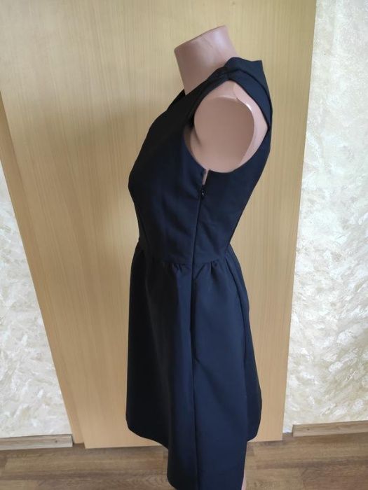 Шикарное вечернее черное платье миди ZARA S-M 44-46 размер