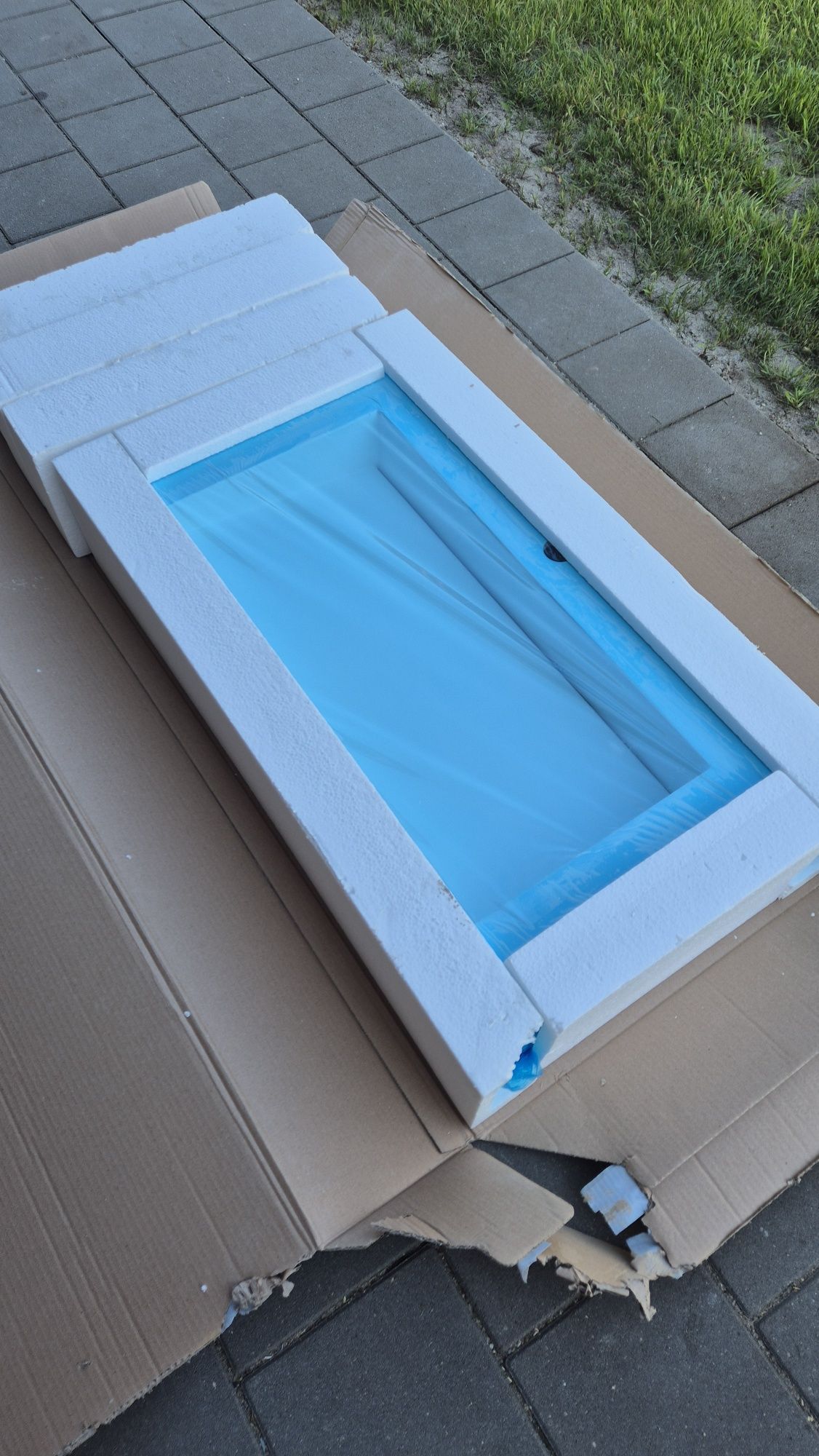 Umywalka 80 cm, konglomerat Cristalstone