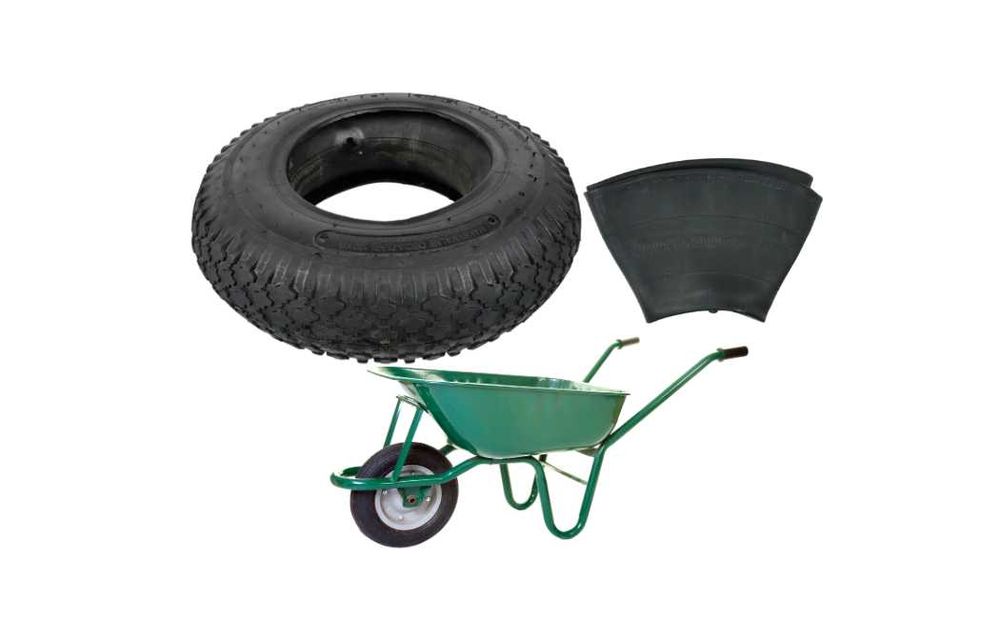 Mocna Opona 4.80/4.00-8 6PR z dętką – komplet do taczki