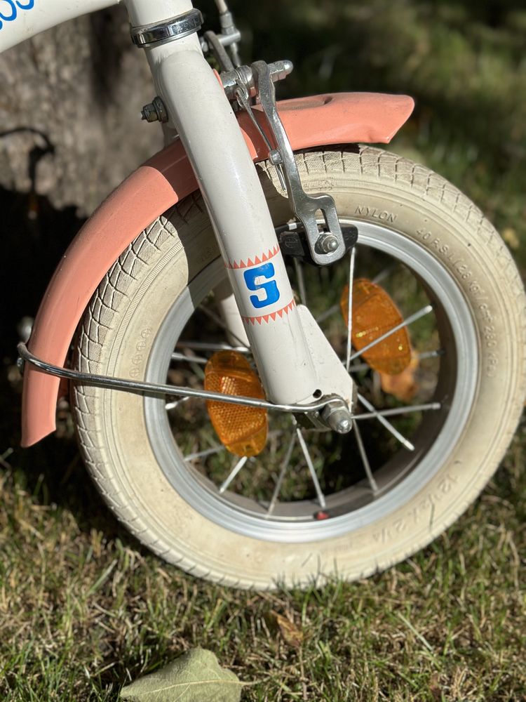Schwinn tigress дитячий для дівчинки велосипед біло помаранчевий