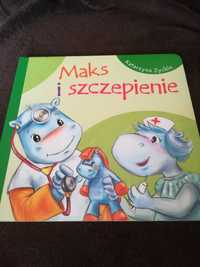 Książka dla dzieci Maks i szczepienie