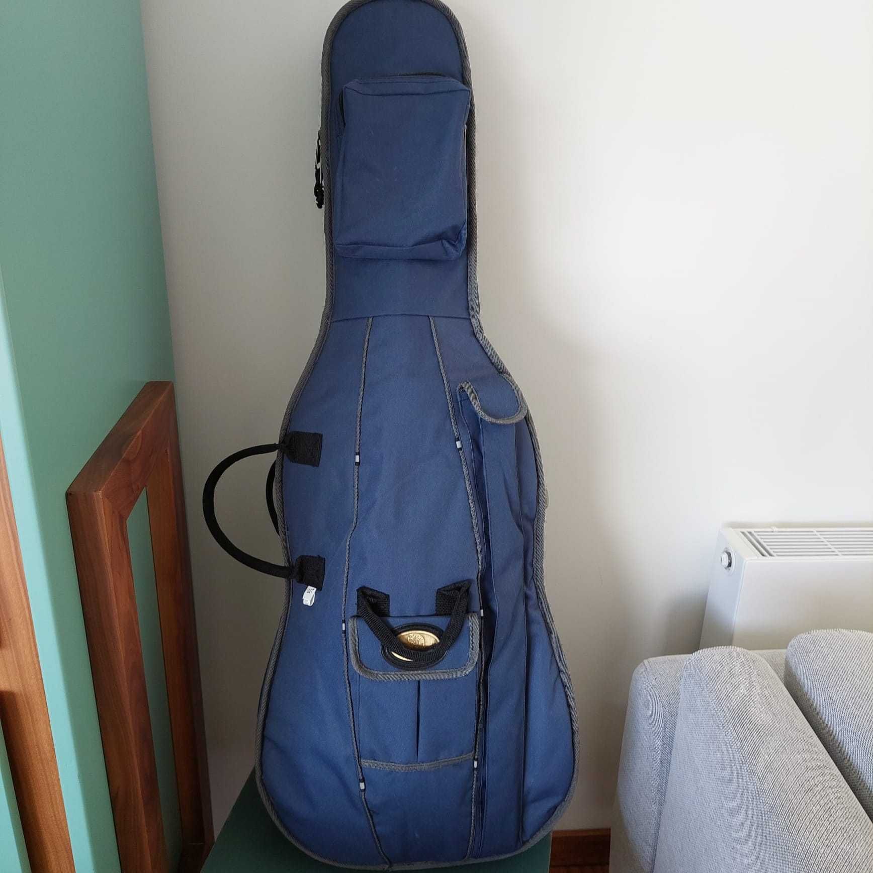 Violoncelo Stentor 1/4 para aprendizagem, inclui estojo e arco