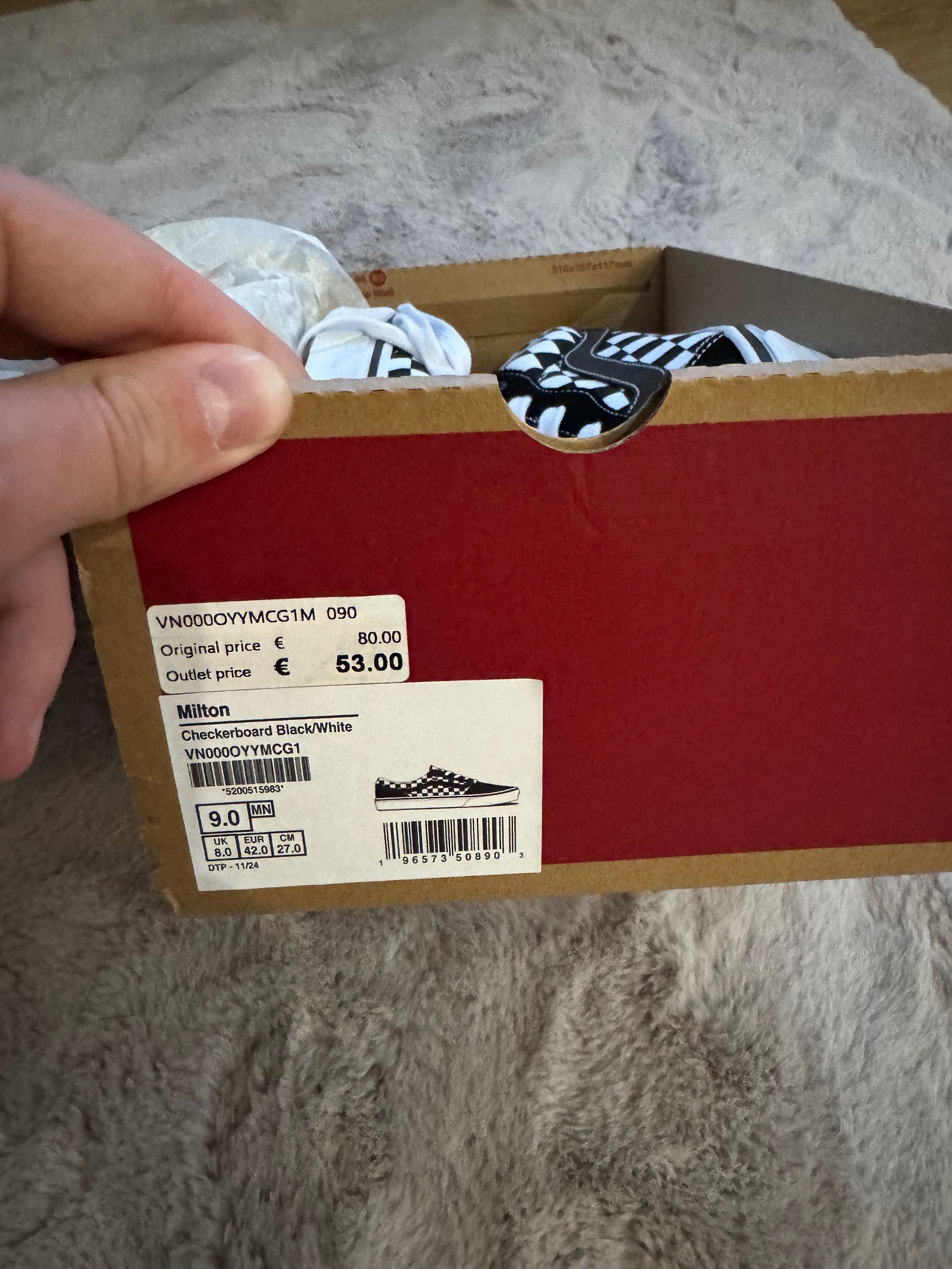 Кеди VANS Milton Black/White