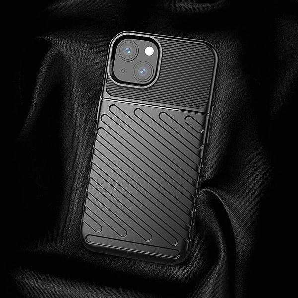 Thunder Case elastyczne pancerne etui pokrowiec iPhone 13 mini niebies