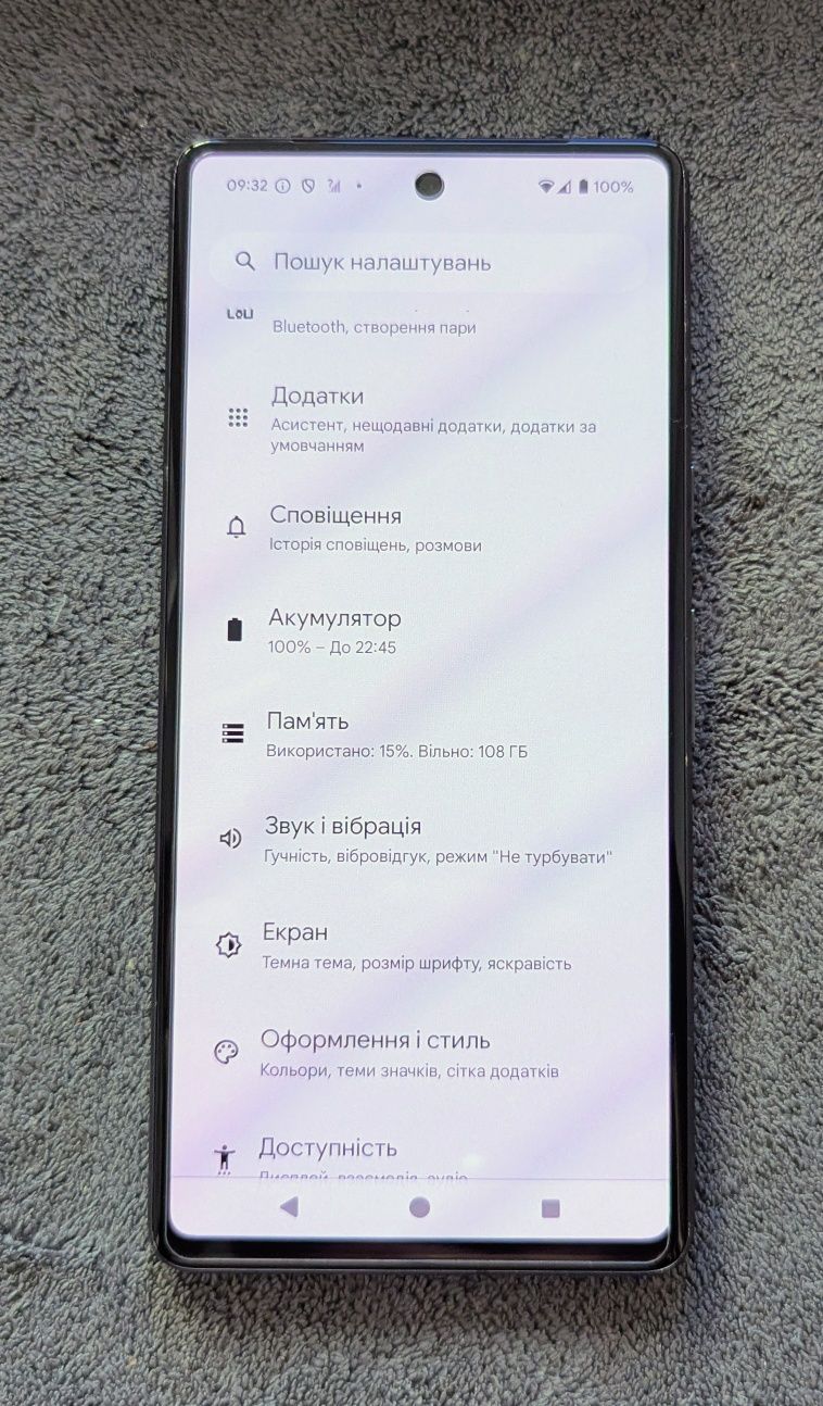 Google pixel 7 8/128Gb 90Hz Black eSim Dual sim 14 Android!
