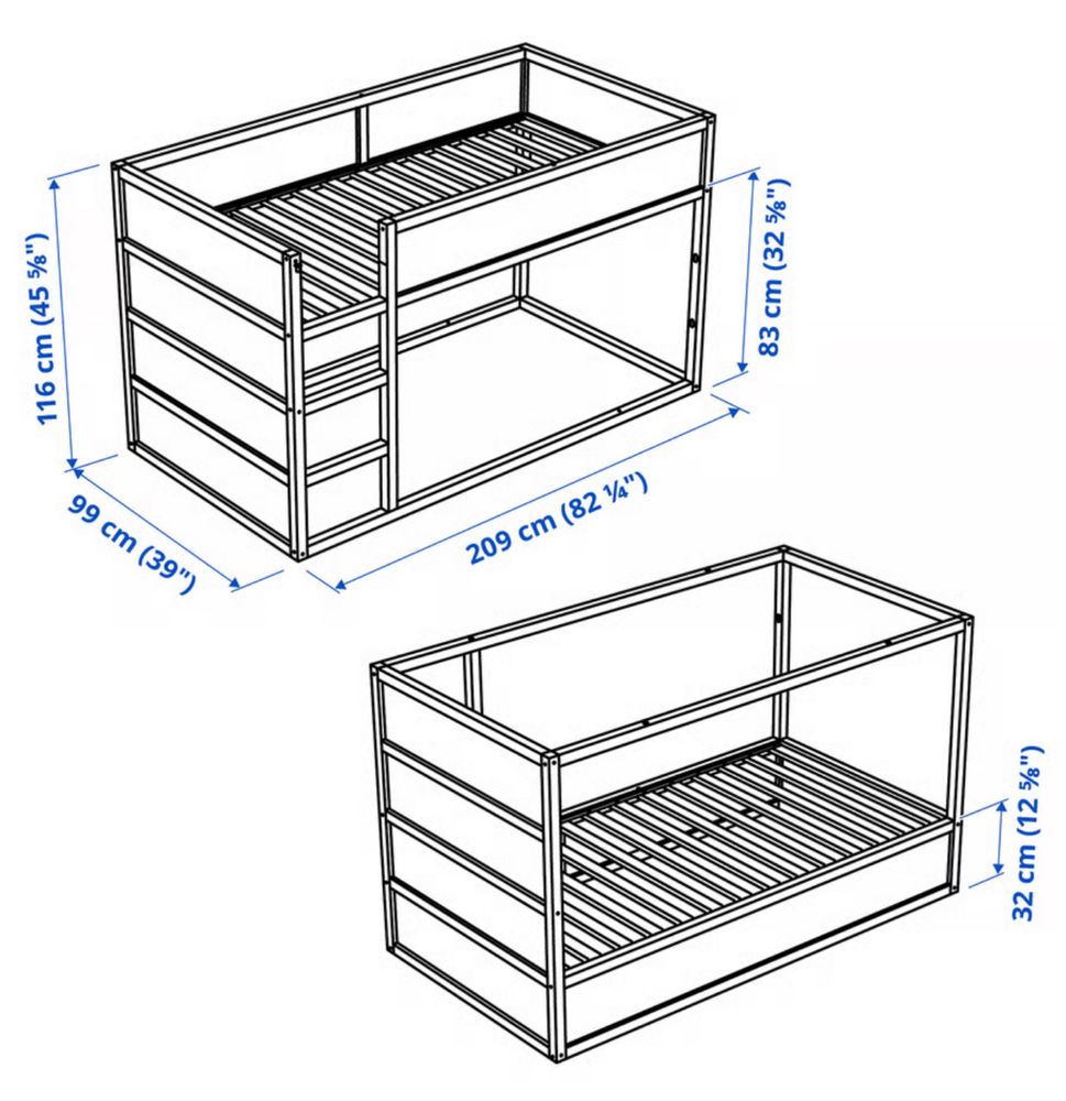 Cama IKEA Kura criança