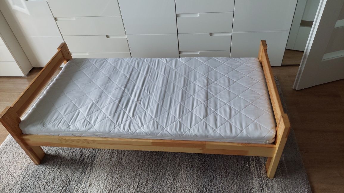 Łóżko dziecięce drewniane 88x167cm