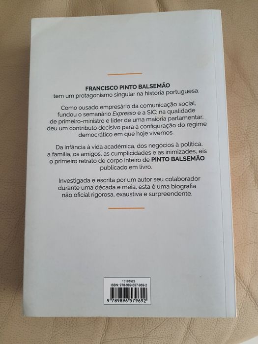 Livro Biografia Francisco Pinto Balsemão