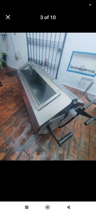 Máquina de assar porco importada de Inglaterra, Hog roast machine