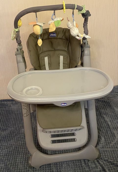 Стільчик для годування chicco polly magic 0 +