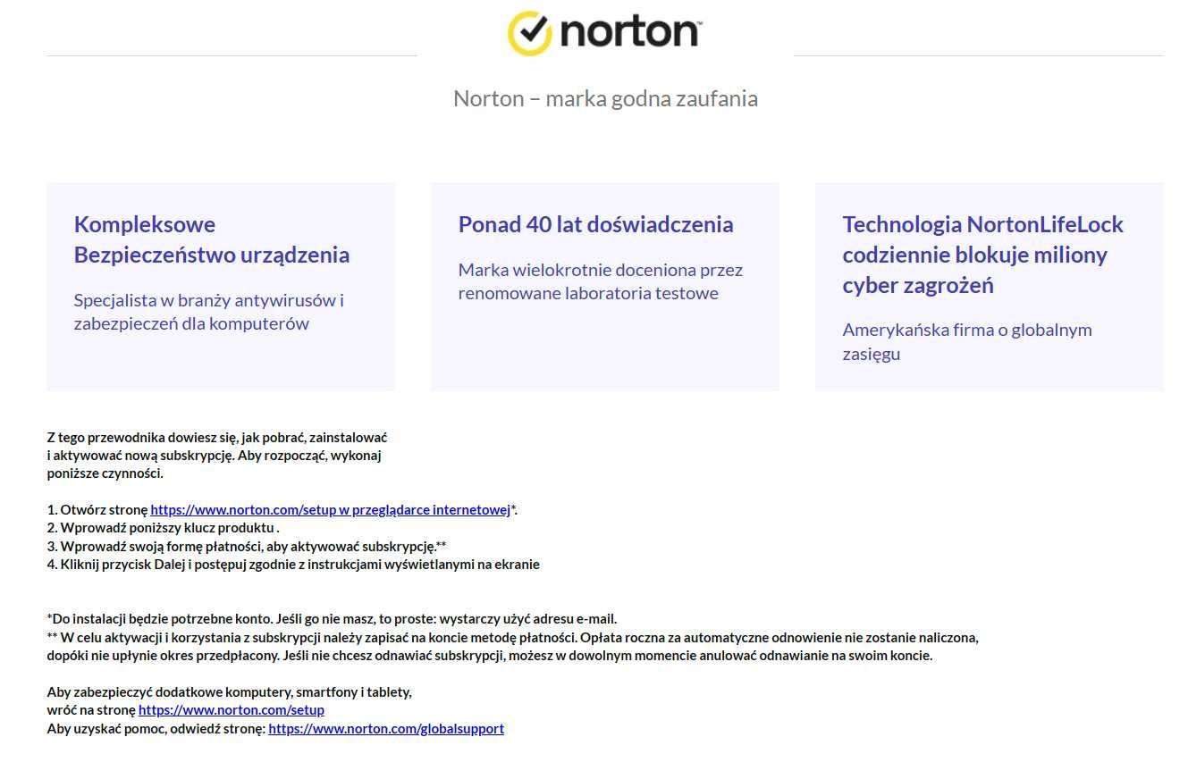 2 x Antywirus Norton 360 for me Gamers 50GB 2x 3 Urządzenia/1 Rok