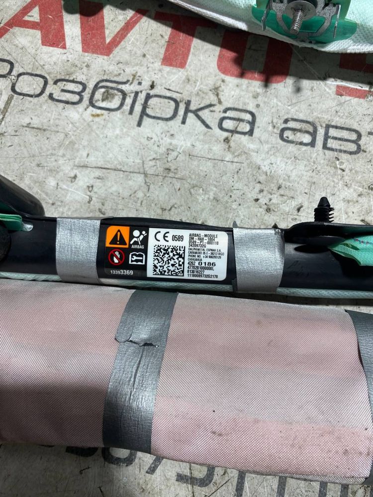 Chevrolet bolt ev шторка штора air bag airbag шевролет болт